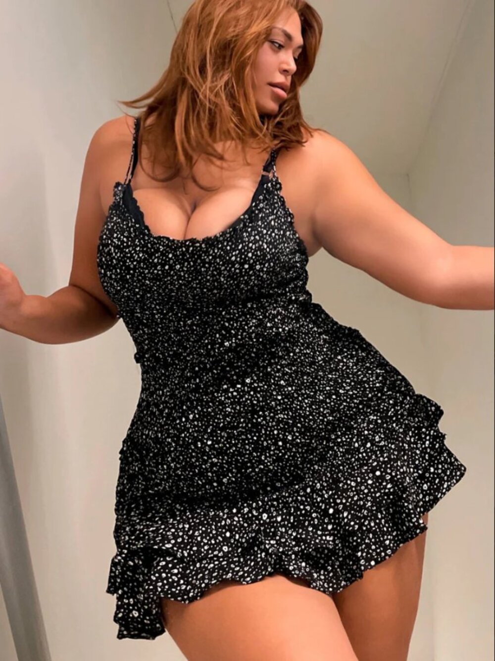 Leading The Trend Smocked Mini Dress - Black